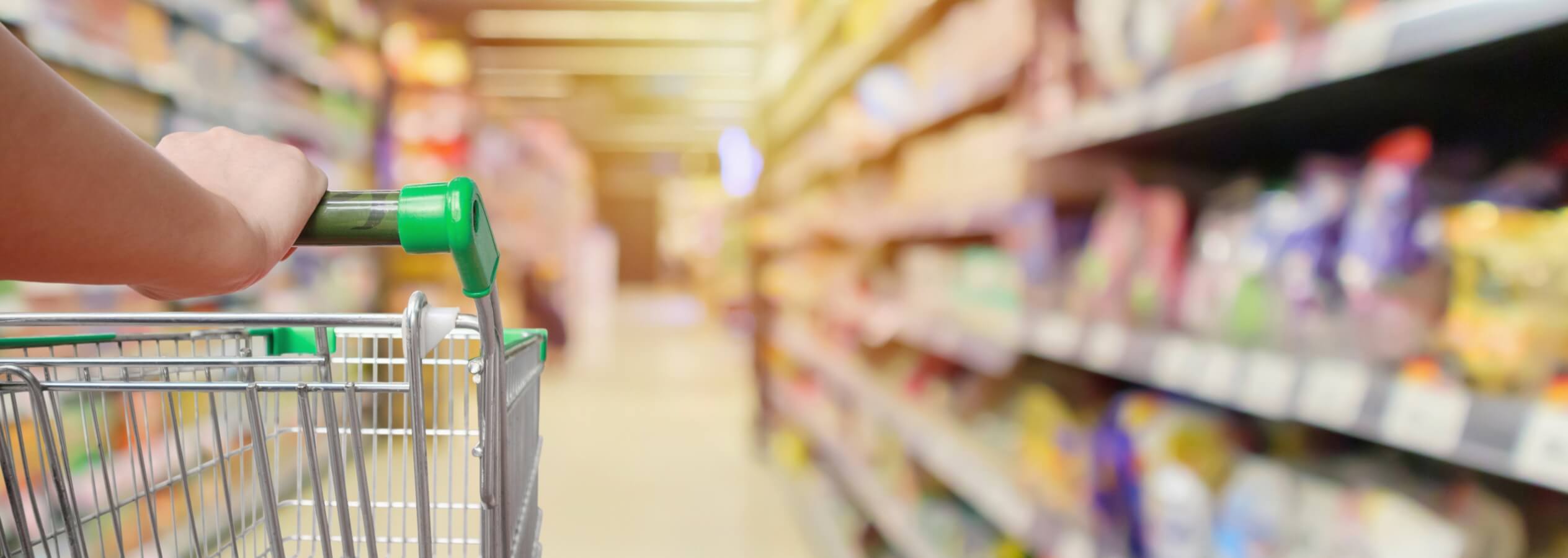 Aisle at a grocery store