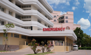 Medical building emergency entrance